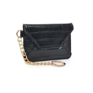 Urban Expressions Gia Croco cardholder in black